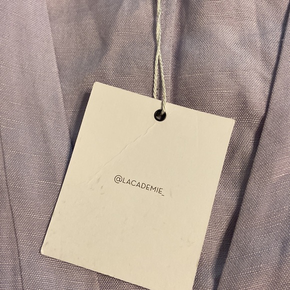 L’academie  Dress size S brand new beautiful lilac color long sleeve - Picture 7 of 11